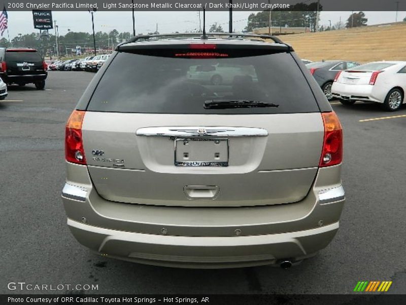 Light Sandstone Metallic Clearcoat / Dark Khaki/Light Graystone 2008 Chrysler Pacifica Limited