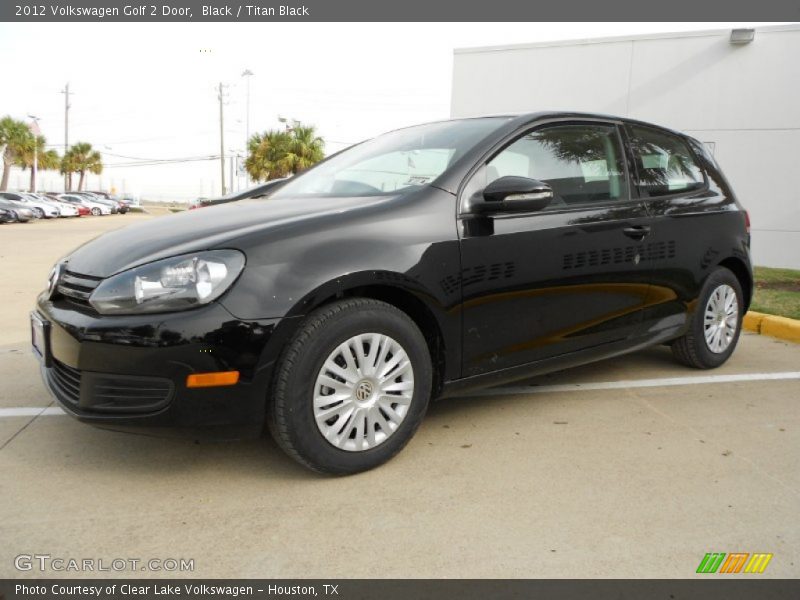 Front 3/4 View of 2012 Golf 2 Door