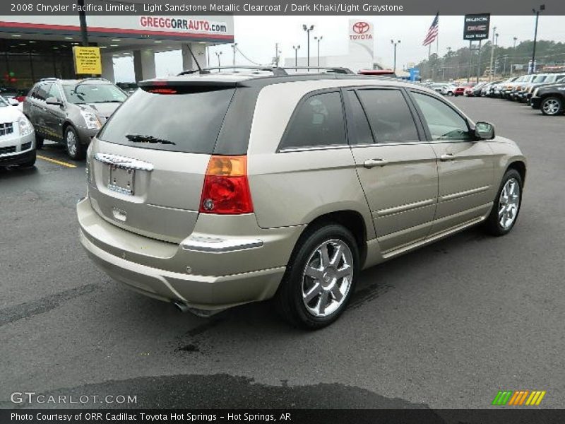 Light Sandstone Metallic Clearcoat / Dark Khaki/Light Graystone 2008 Chrysler Pacifica Limited
