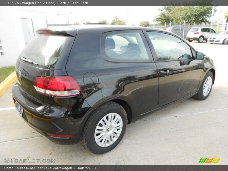 Black / Titan Black 2012 Volkswagen Golf 2 Door