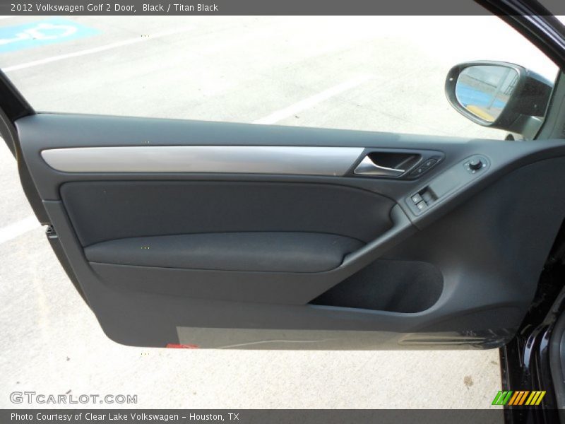 Black / Titan Black 2012 Volkswagen Golf 2 Door