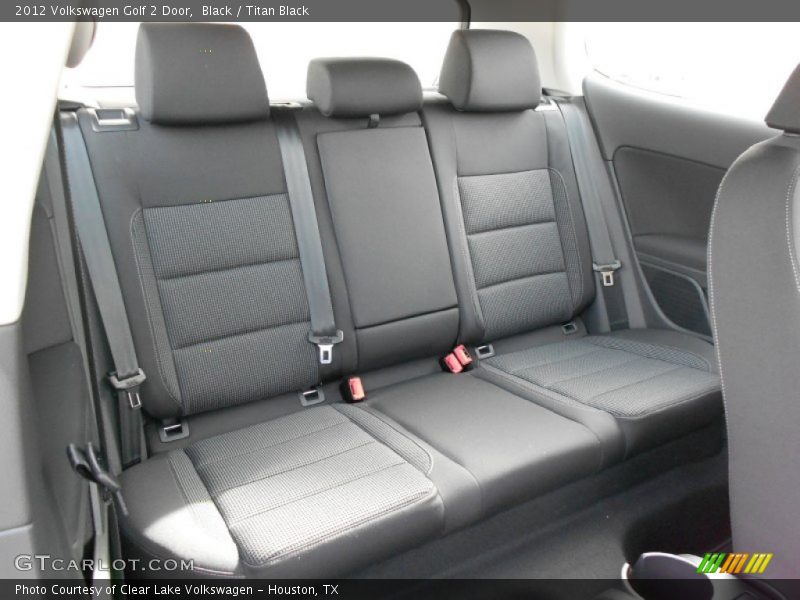 Rear Seat of 2012 Golf 2 Door