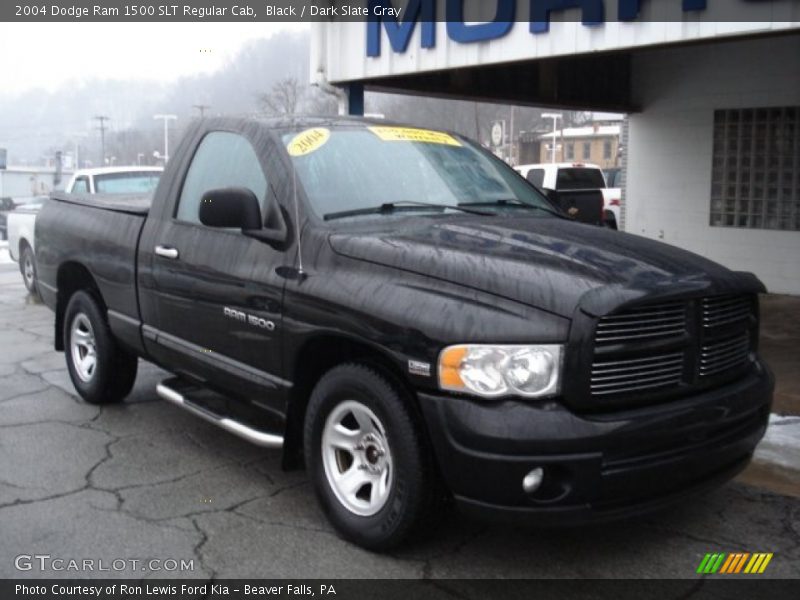 Black / Dark Slate Gray 2004 Dodge Ram 1500 SLT Regular Cab