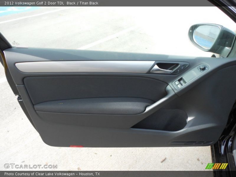 Black / Titan Black 2012 Volkswagen Golf 2 Door TDI