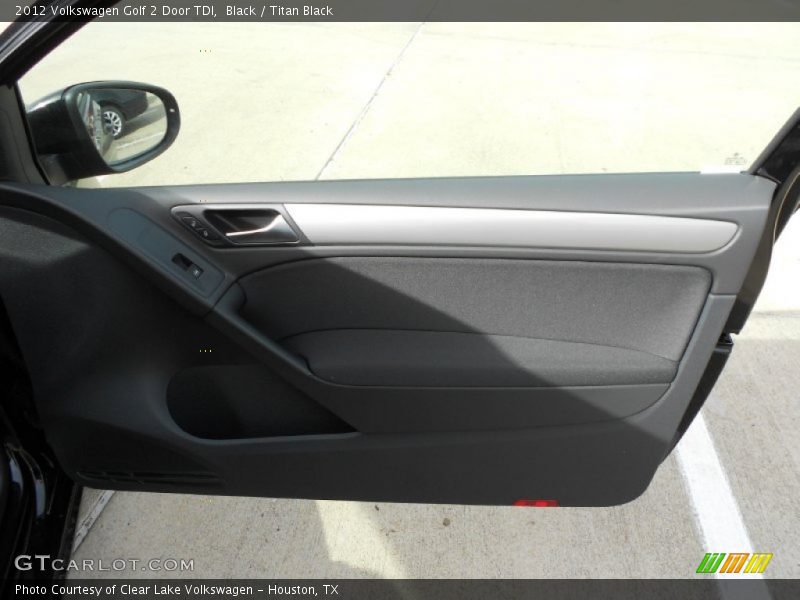 Black / Titan Black 2012 Volkswagen Golf 2 Door TDI