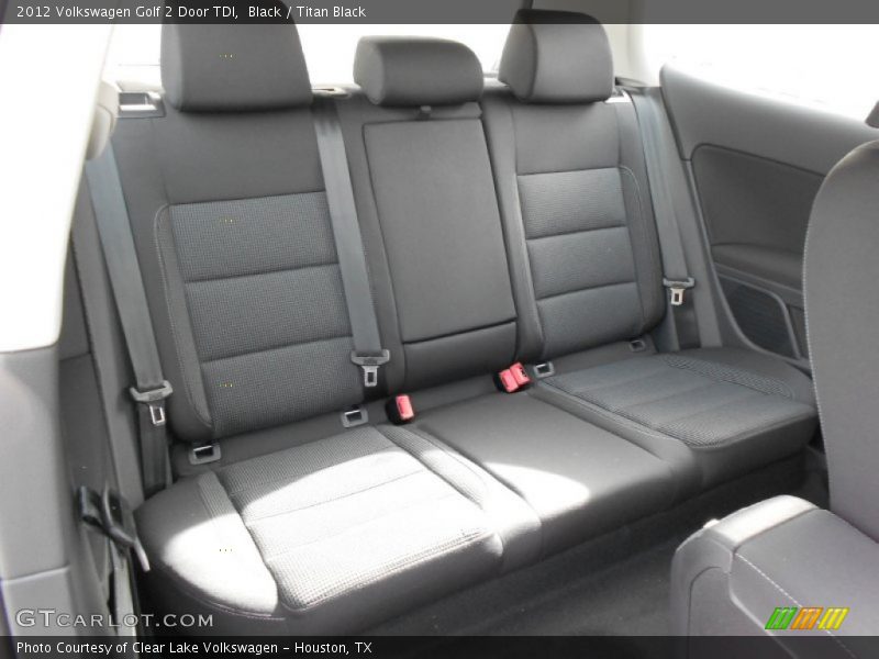  2012 Golf 2 Door TDI Titan Black Interior