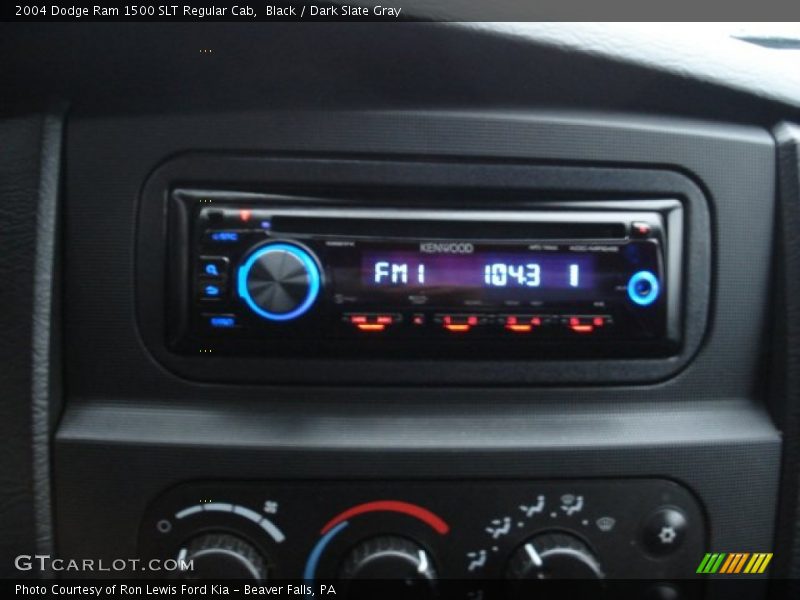 Black / Dark Slate Gray 2004 Dodge Ram 1500 SLT Regular Cab