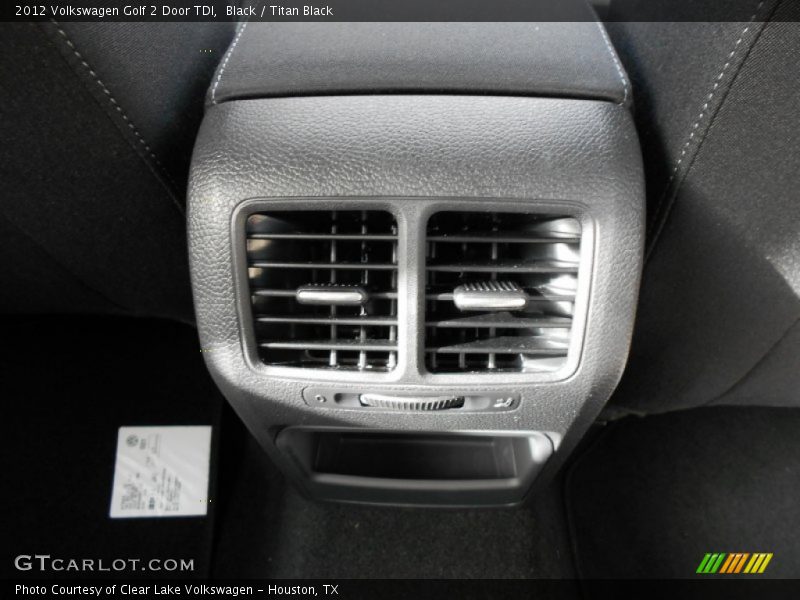 Black / Titan Black 2012 Volkswagen Golf 2 Door TDI