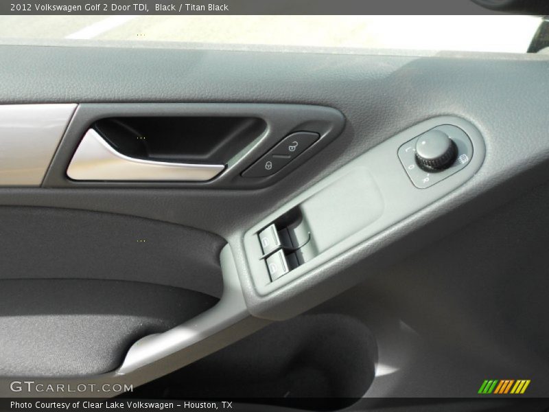 Black / Titan Black 2012 Volkswagen Golf 2 Door TDI