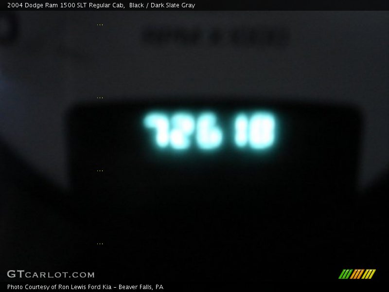 Black / Dark Slate Gray 2004 Dodge Ram 1500 SLT Regular Cab