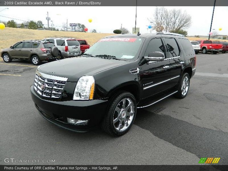 Black Raven / Ebony/Ebony 2009 Cadillac Escalade AWD