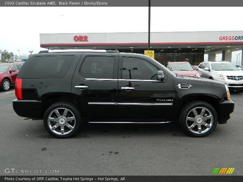 Black Raven / Ebony/Ebony 2009 Cadillac Escalade AWD