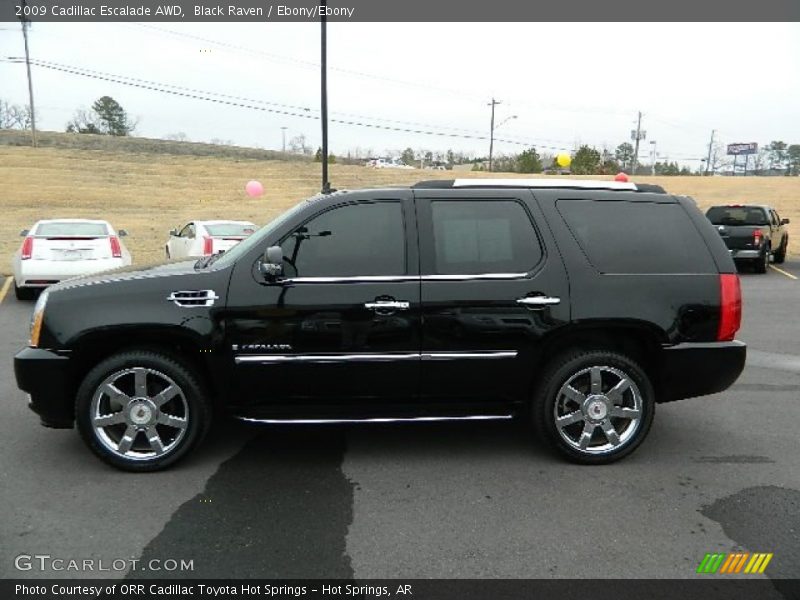 Black Raven / Ebony/Ebony 2009 Cadillac Escalade AWD