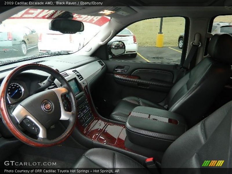 Black Raven / Ebony/Ebony 2009 Cadillac Escalade AWD