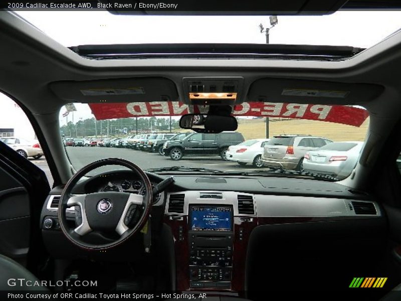 Black Raven / Ebony/Ebony 2009 Cadillac Escalade AWD