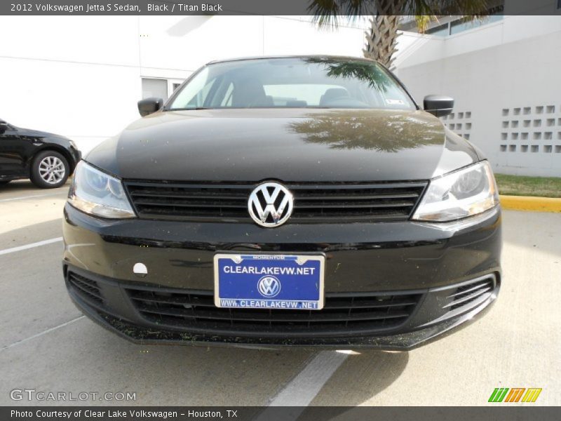 Black / Titan Black 2012 Volkswagen Jetta S Sedan
