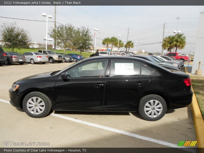 Black / Titan Black 2012 Volkswagen Jetta S Sedan