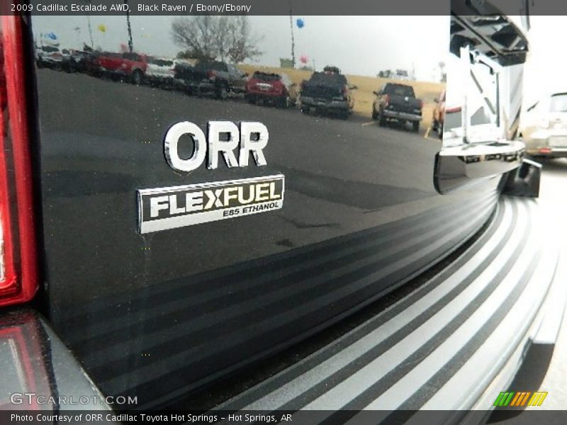 Black Raven / Ebony/Ebony 2009 Cadillac Escalade AWD