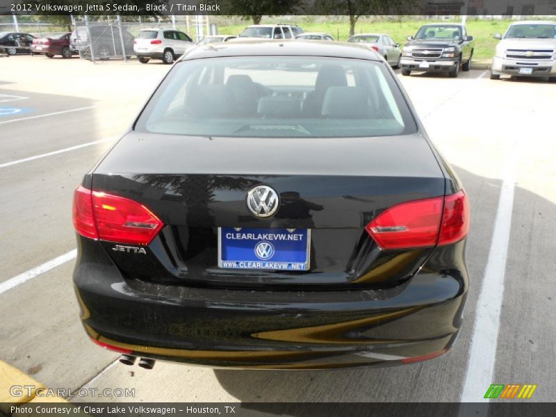Black / Titan Black 2012 Volkswagen Jetta S Sedan