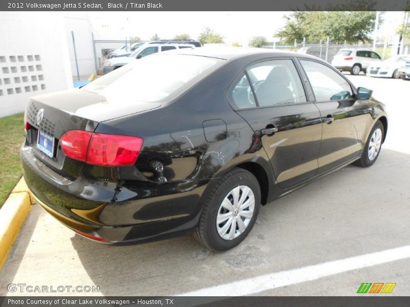 Black / Titan Black 2012 Volkswagen Jetta S Sedan