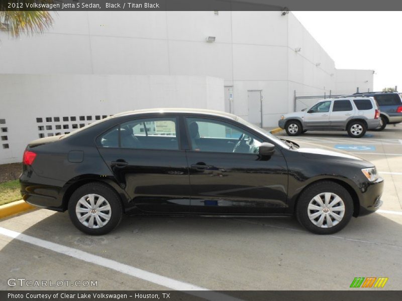 Black / Titan Black 2012 Volkswagen Jetta S Sedan