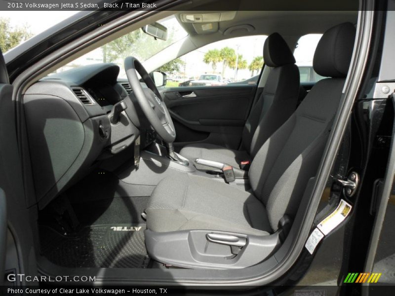 Black / Titan Black 2012 Volkswagen Jetta S Sedan