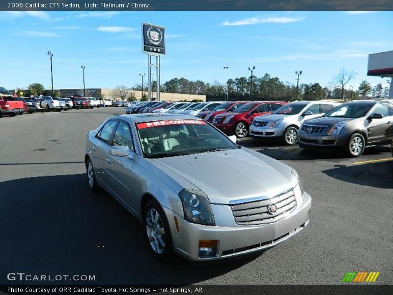 Light Platinum / Ebony 2006 Cadillac CTS Sedan