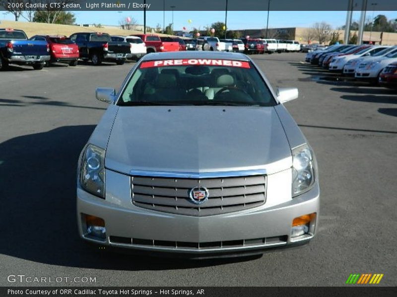 Light Platinum / Ebony 2006 Cadillac CTS Sedan
