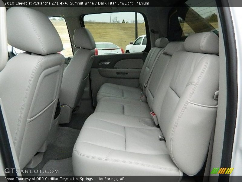 Summit White / Dark Titanium/Light Titanium 2010 Chevrolet Avalanche Z71 4x4