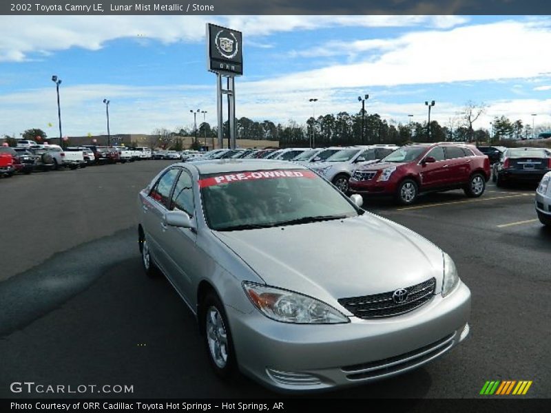 Lunar Mist Metallic / Stone 2002 Toyota Camry LE