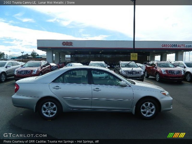 Lunar Mist Metallic / Stone 2002 Toyota Camry LE