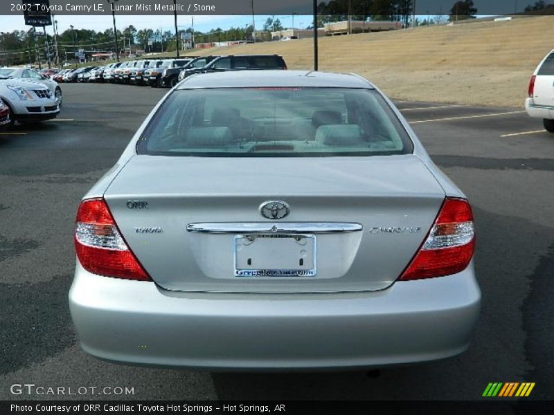 Lunar Mist Metallic / Stone 2002 Toyota Camry LE