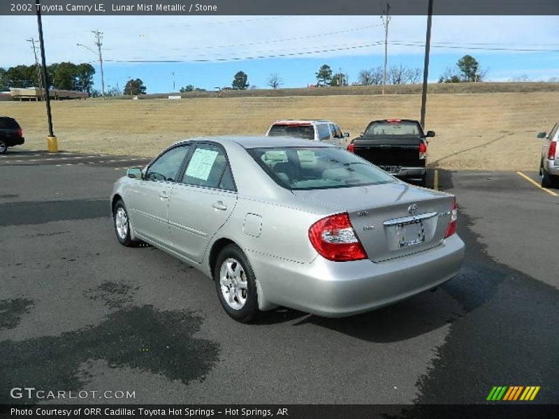 Lunar Mist Metallic / Stone 2002 Toyota Camry LE