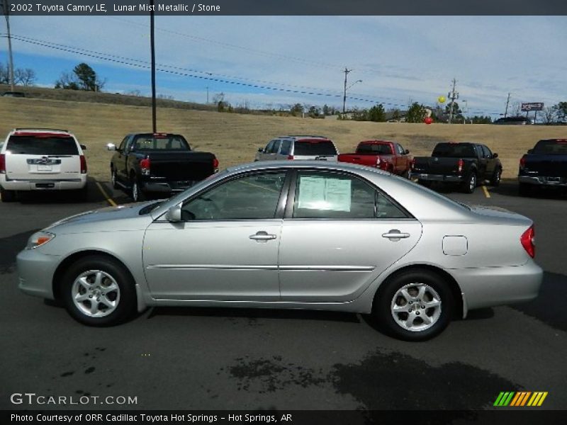 Lunar Mist Metallic / Stone 2002 Toyota Camry LE