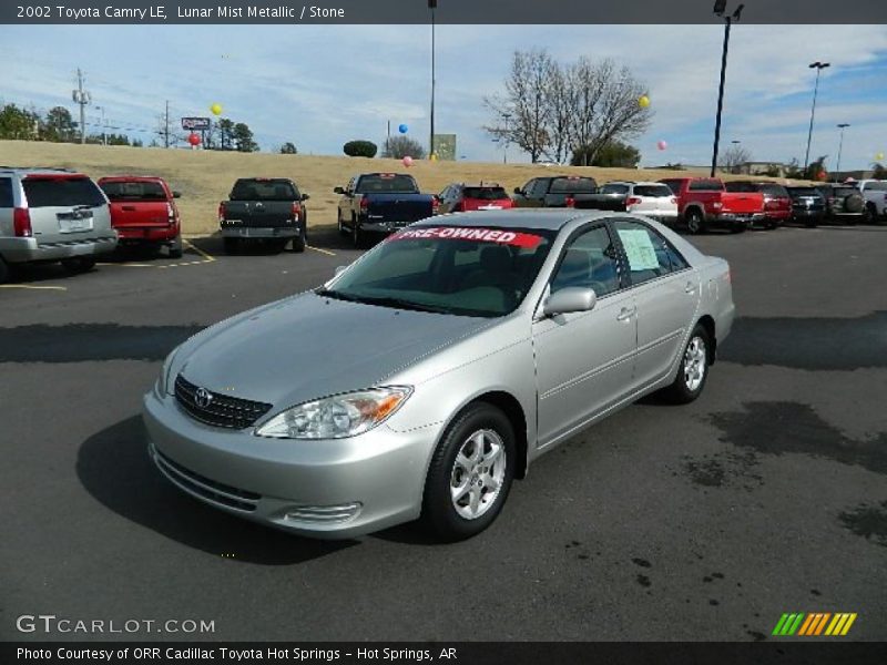 Lunar Mist Metallic / Stone 2002 Toyota Camry LE