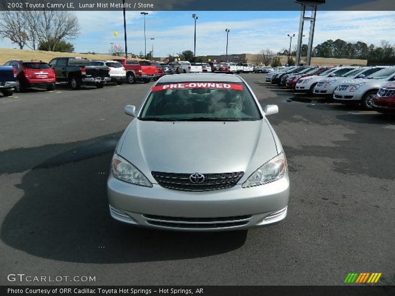 Lunar Mist Metallic / Stone 2002 Toyota Camry LE