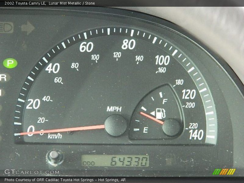 Lunar Mist Metallic / Stone 2002 Toyota Camry LE