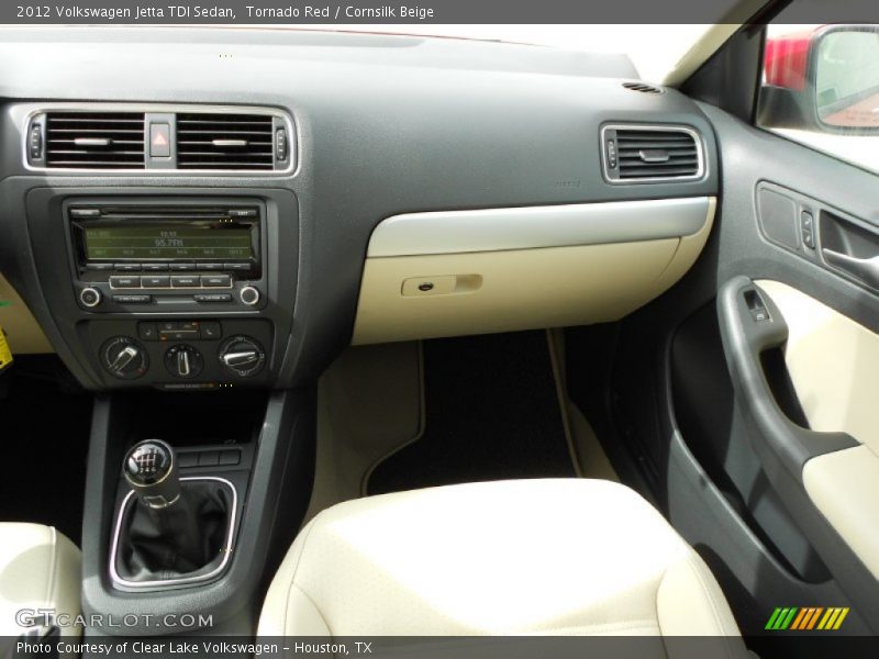 Tornado Red / Cornsilk Beige 2012 Volkswagen Jetta TDI Sedan