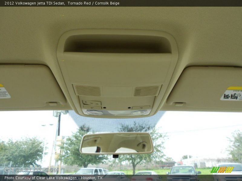 Tornado Red / Cornsilk Beige 2012 Volkswagen Jetta TDI Sedan