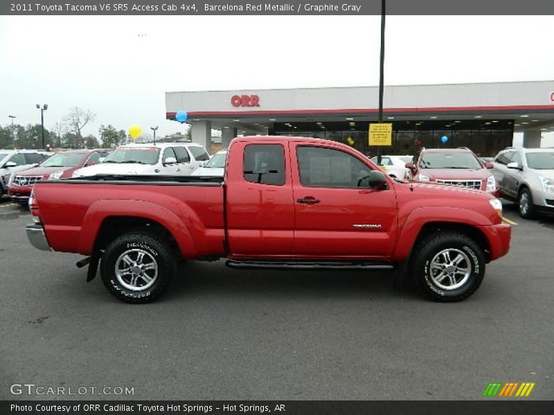 2011 Tacoma V6 SR5 Access Cab 4x4 Barcelona Red Metallic