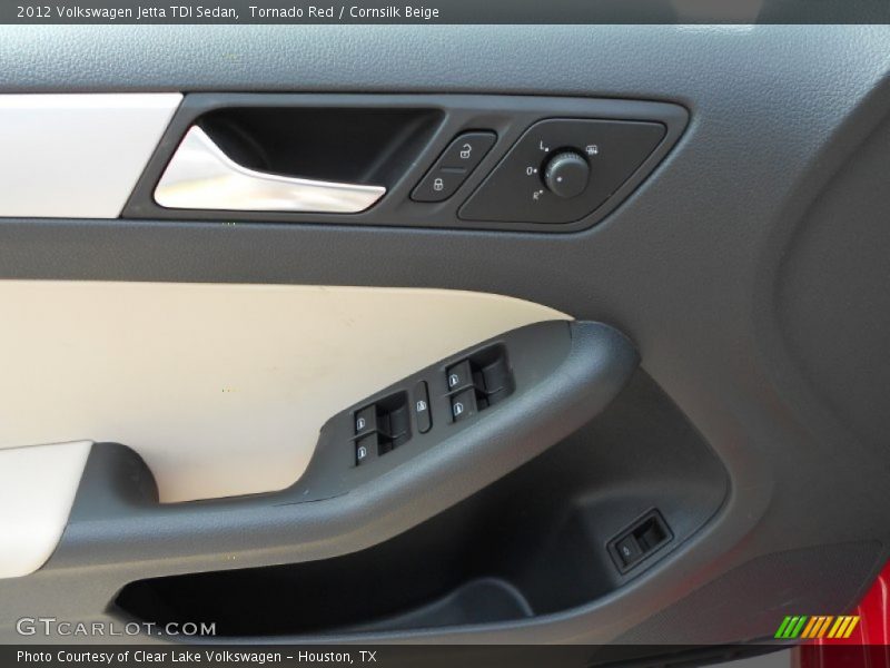 Tornado Red / Cornsilk Beige 2012 Volkswagen Jetta TDI Sedan