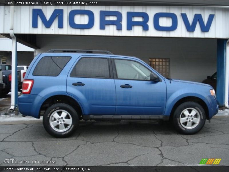 Sport Blue Metallic / Stone 2009 Ford Escape XLT 4WD