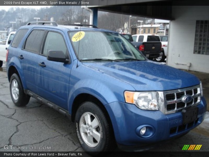 Sport Blue Metallic / Stone 2009 Ford Escape XLT 4WD