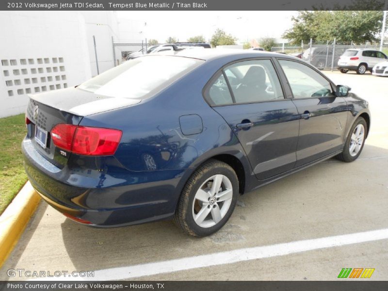 Tempest Blue Metallic / Titan Black 2012 Volkswagen Jetta TDI Sedan