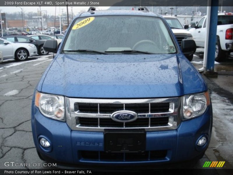 Sport Blue Metallic / Stone 2009 Ford Escape XLT 4WD