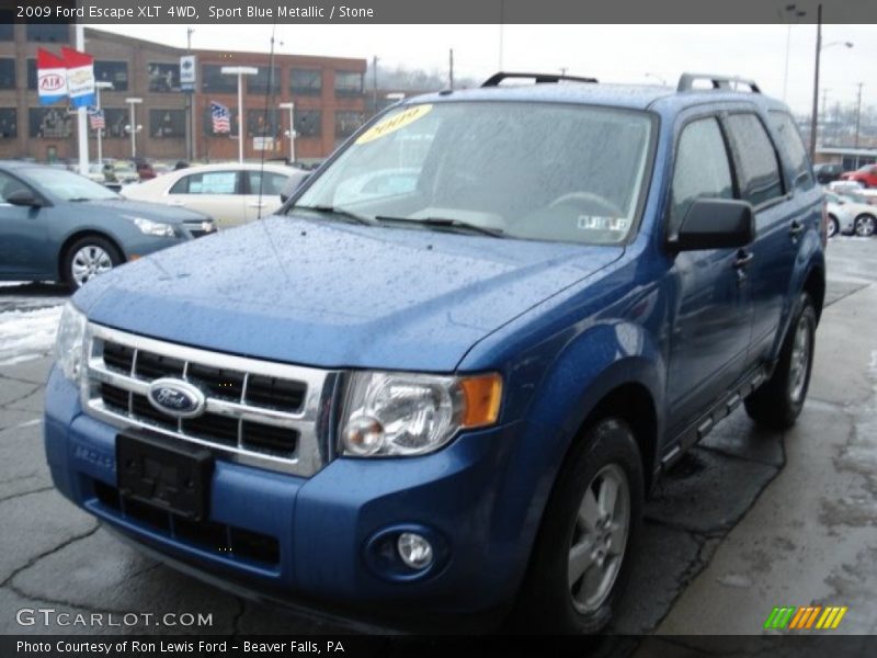 Sport Blue Metallic / Stone 2009 Ford Escape XLT 4WD