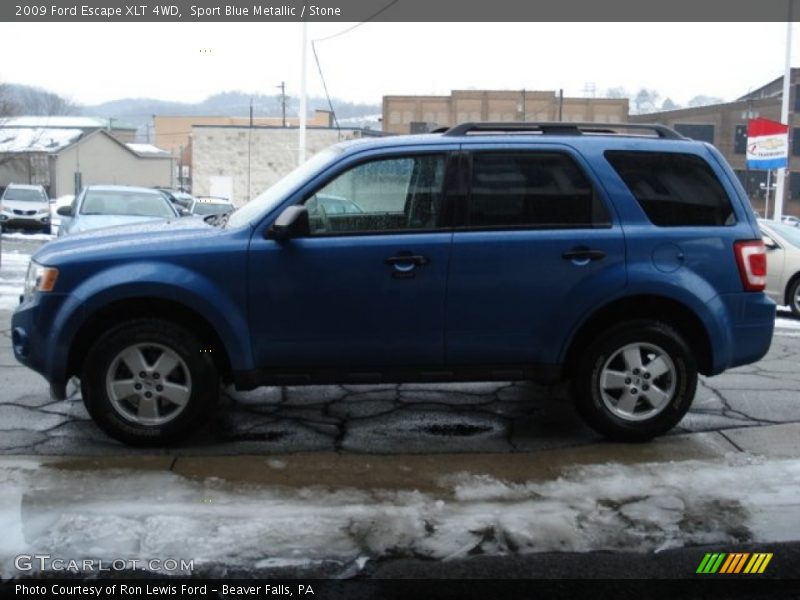 Sport Blue Metallic / Stone 2009 Ford Escape XLT 4WD