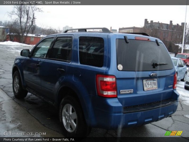 Sport Blue Metallic / Stone 2009 Ford Escape XLT 4WD