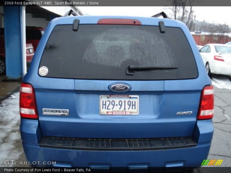Sport Blue Metallic / Stone 2009 Ford Escape XLT 4WD