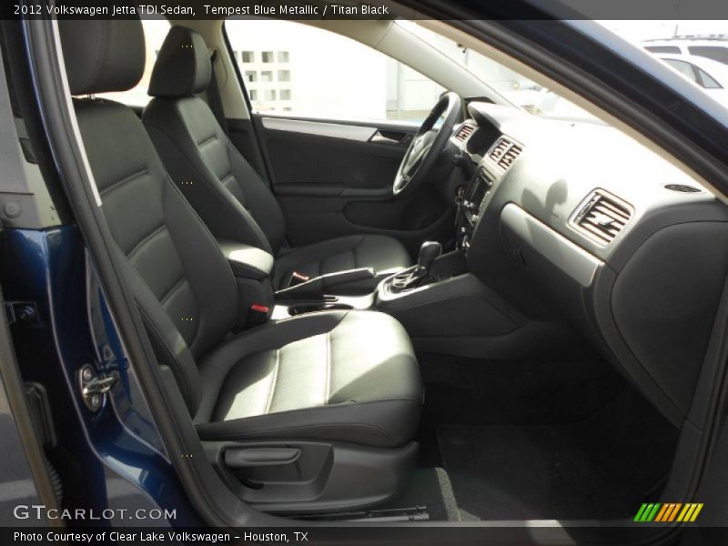 Tempest Blue Metallic / Titan Black 2012 Volkswagen Jetta TDI Sedan